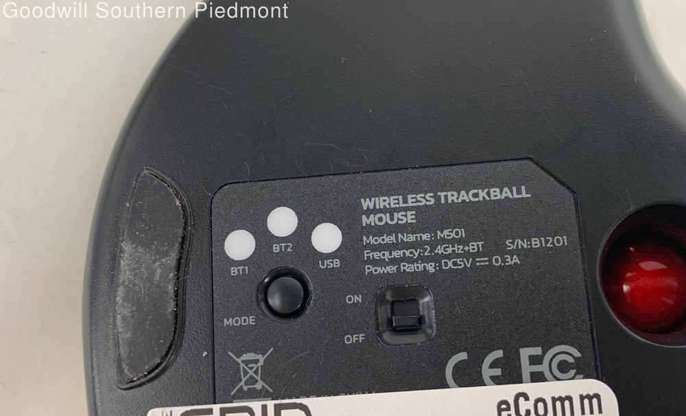 Nulea M501 Bluetooth Wireless Trackball Mouse USB-C Rechargeable - Tested