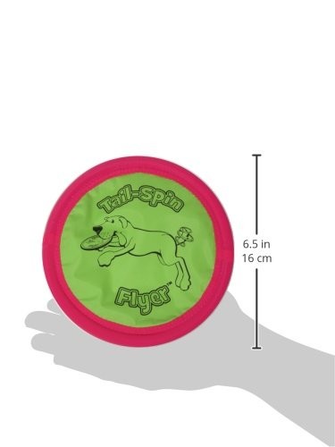 Booda Tail-Spin Flyer, 7-Inch, Multi Pink