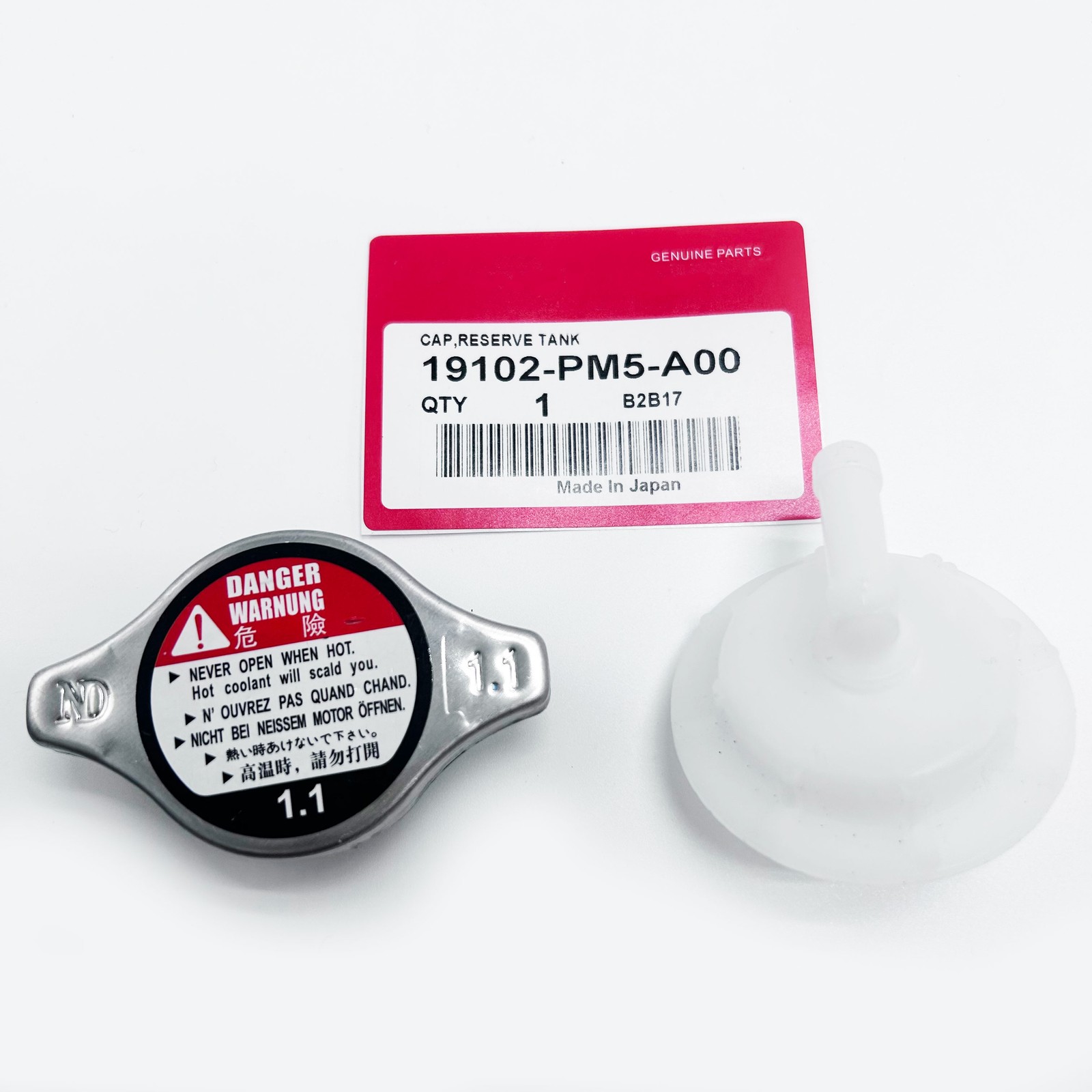 Radiator Cap & Coolant Reservoir Tank Cap For Honda Acura 19106-RNA-A00