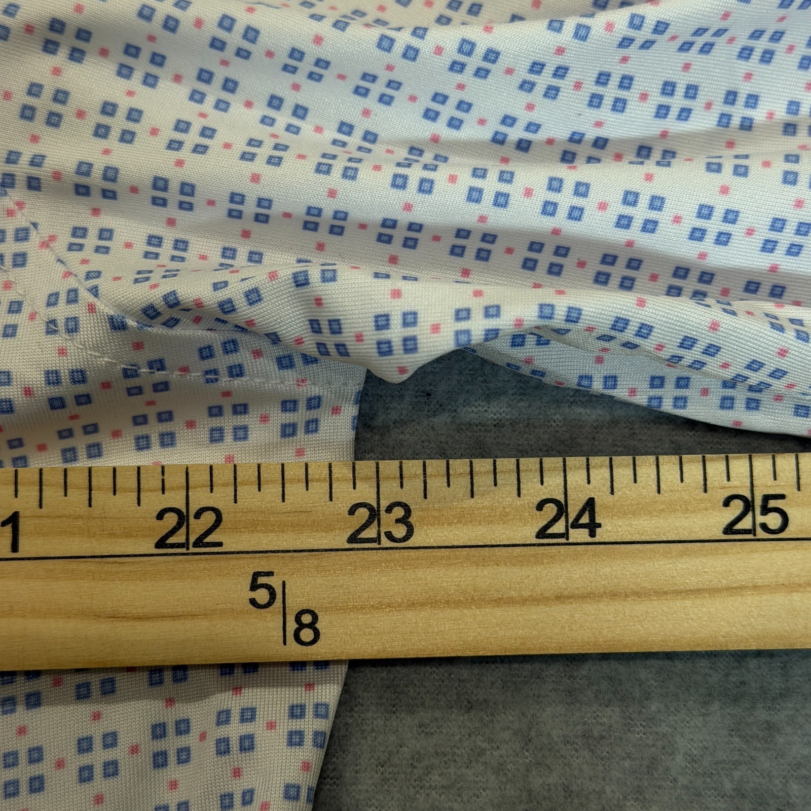 TailorByrd Performance 1/4 Zip Pullover Men's XL White Geo Print Active/Golf NWT