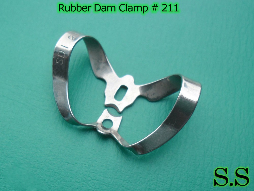 12 Endodontic Rubber Dam Clamp # 211