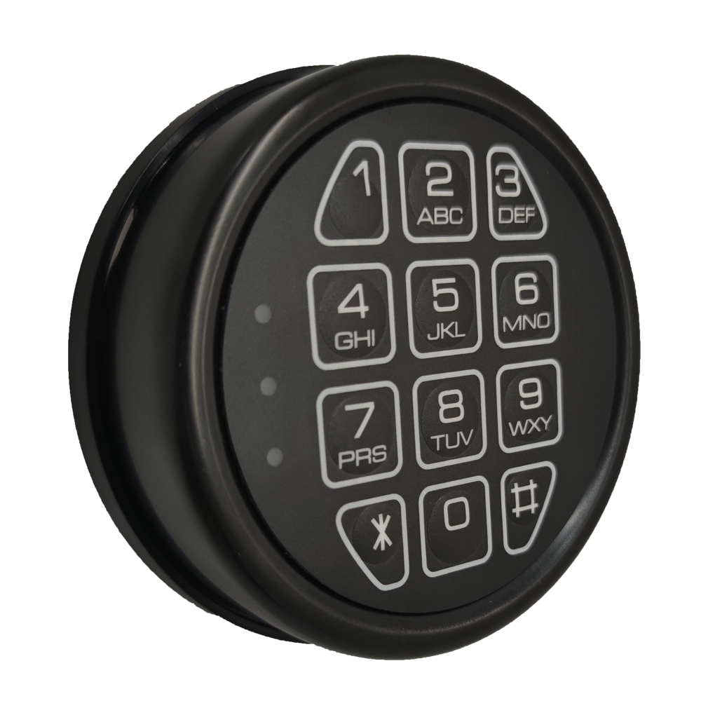 Gun Safe Lock Replacement Black Keypad Electronic Swing Bolt Lock