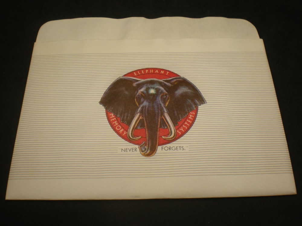 Vintage Elephant Memory Systems No.1 Single Sided Density Soft Sector Diskette