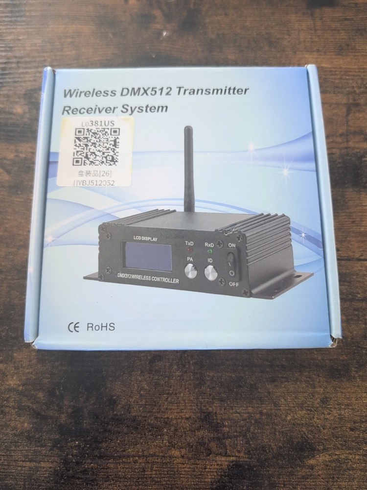Wireless DMX512 Transmitter Receiver System