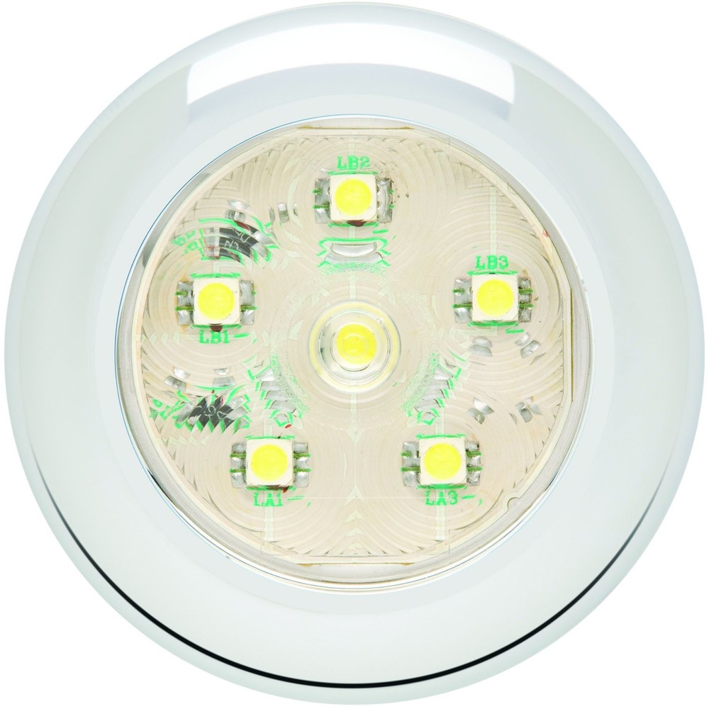 Optronics UCL60CB Led Round Utility; 6 Diode; Clear
