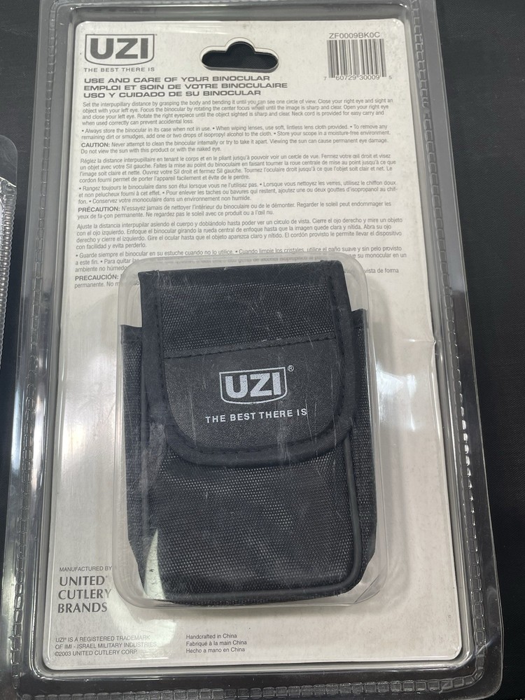 UZI The Best There Is Binoculars & Flashlight