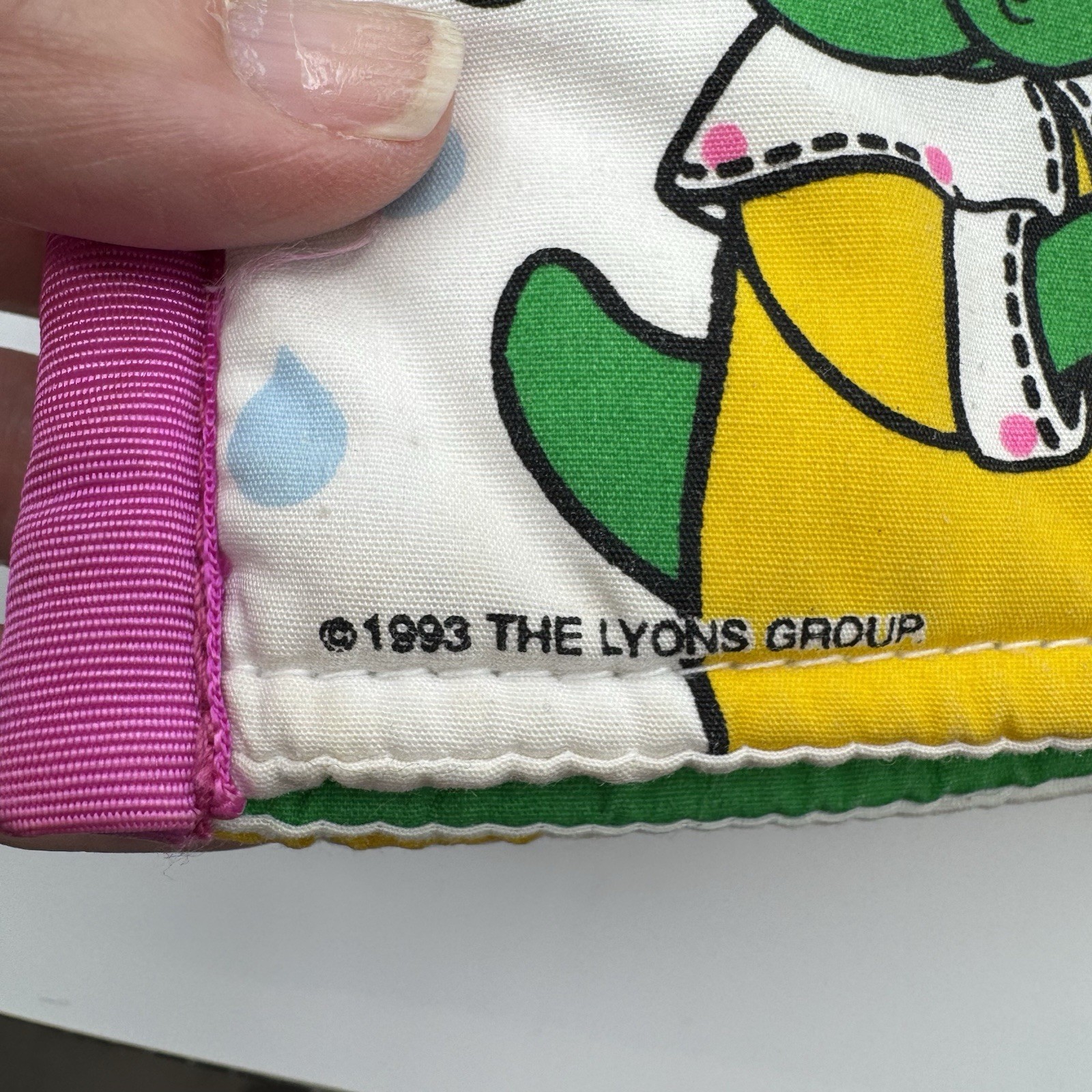 Rare Vintage 1993 Barney & Baby Bop Weather Book Soft Plush Washable