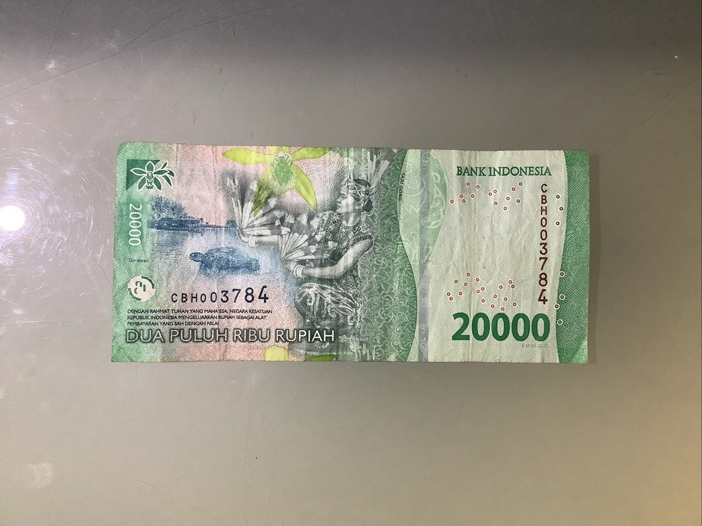 Indonesia 20000 Rupiah 2022 Circulated
