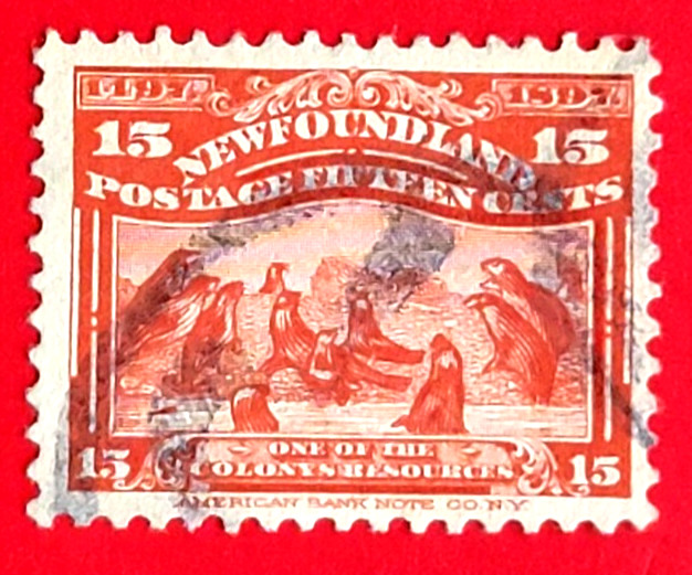 Canada Newfoundland #70 Seals Used