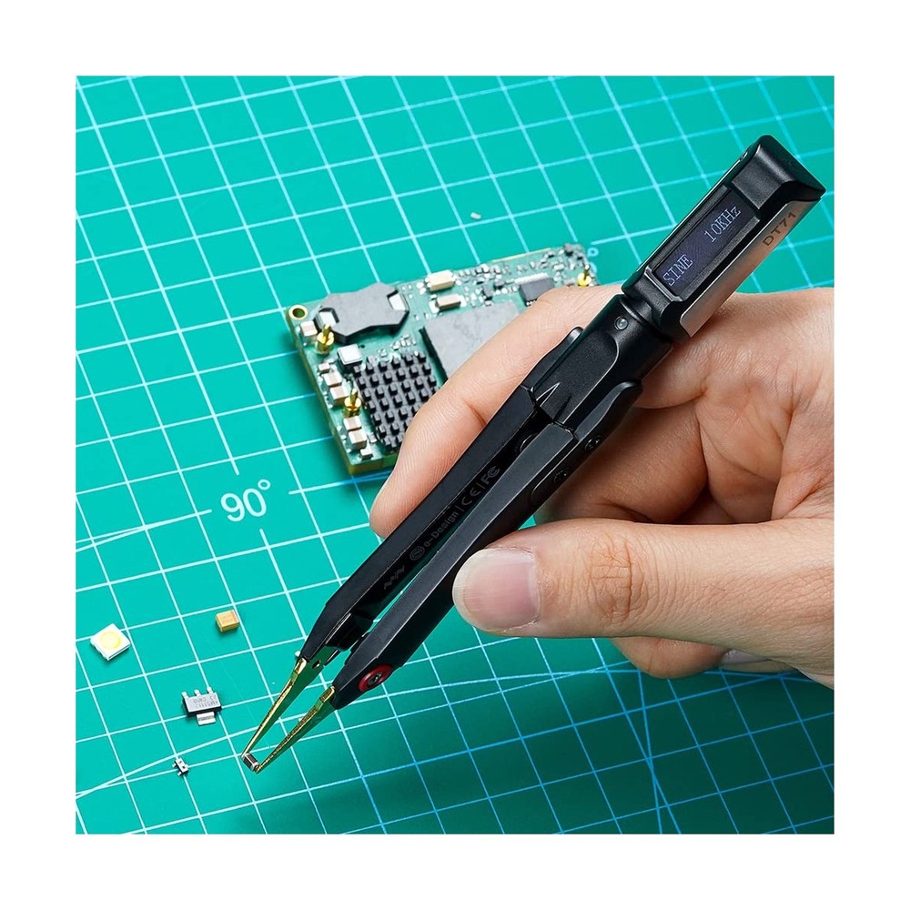 Mini Pocket Sized Digital Tweezer, Multi Tester, Test for Resistor Capacitor ...