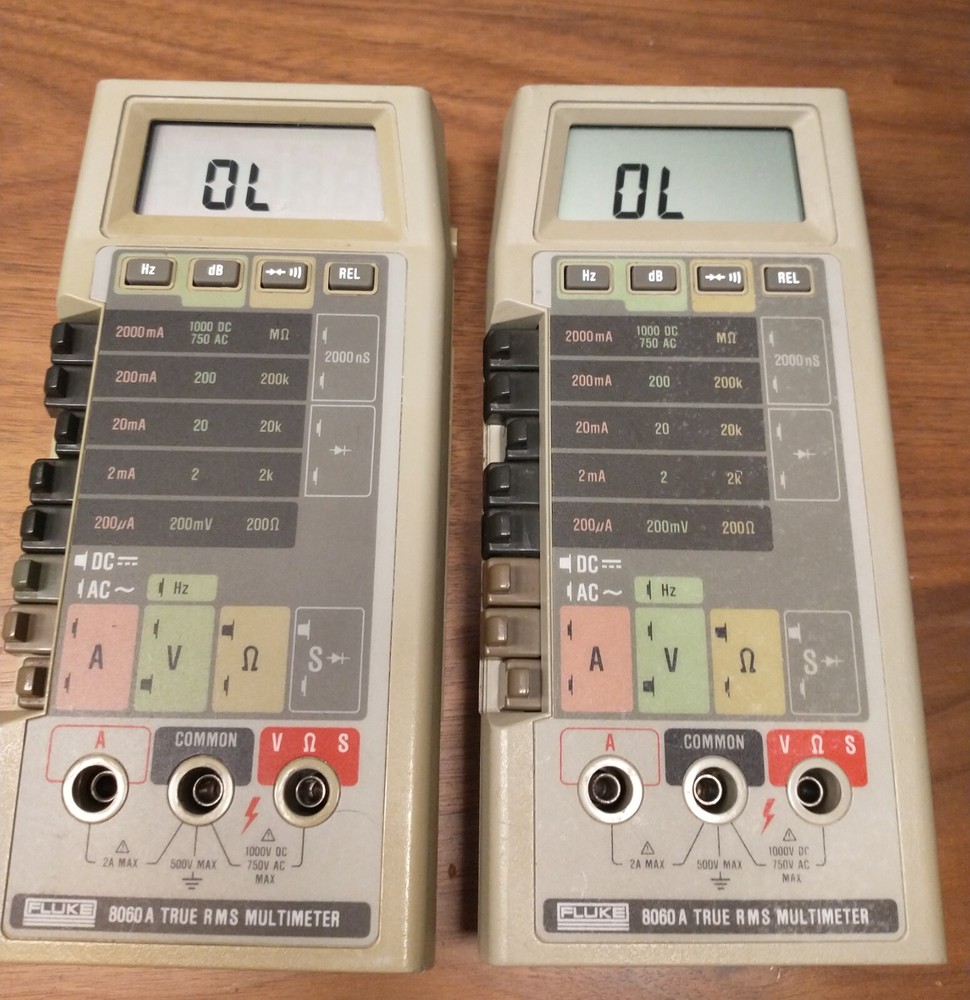 Fluke 8060A Replacement Display (custom designed, non-Fluke part)