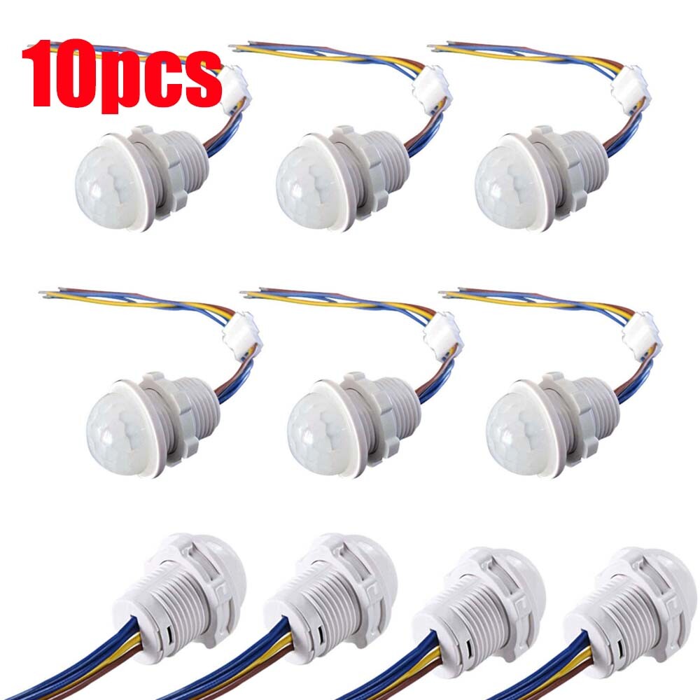 10X PIR Infrared Motion Sensor Detector Smart Switch 110V Light Lamp Switch Auto