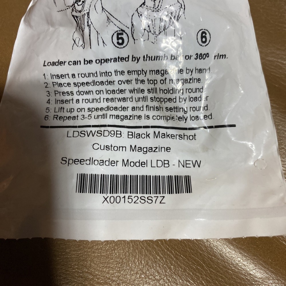 LDSWSD9B Black Makershot Speedloader Model LDB