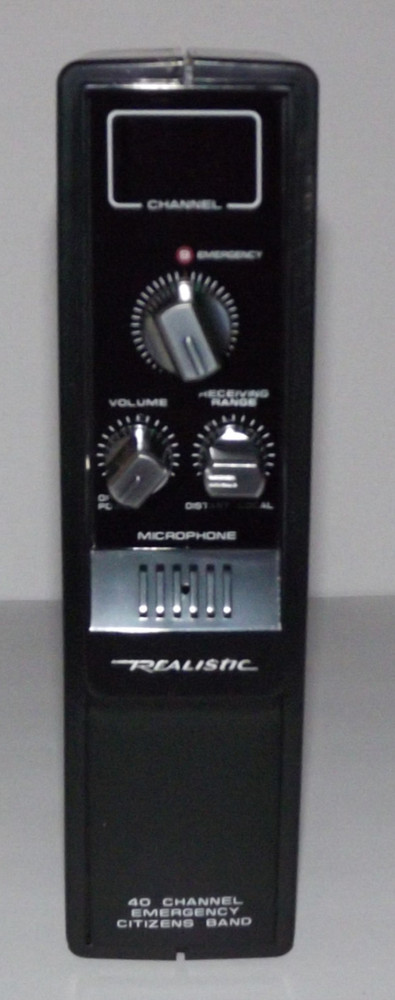 Realistic 40 Channel Two Way Emergency Citizens Band System Model # TRC-412
