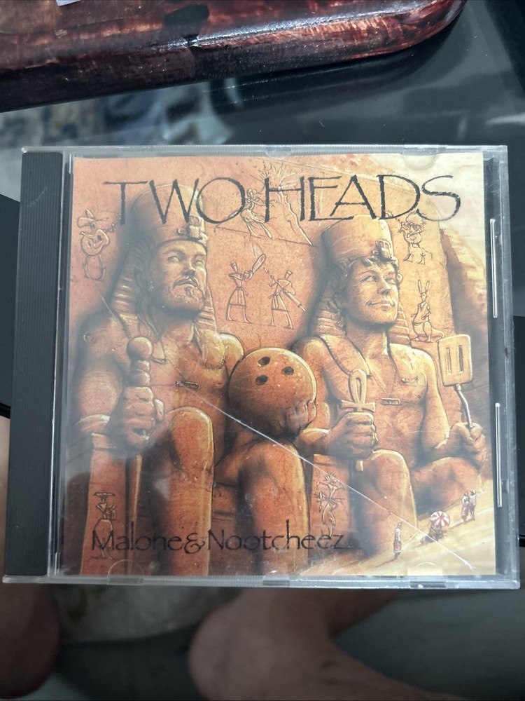 Autographed 1993 Malone & Nootcheez CD "Two Heads"  Comedy Skits Oddity