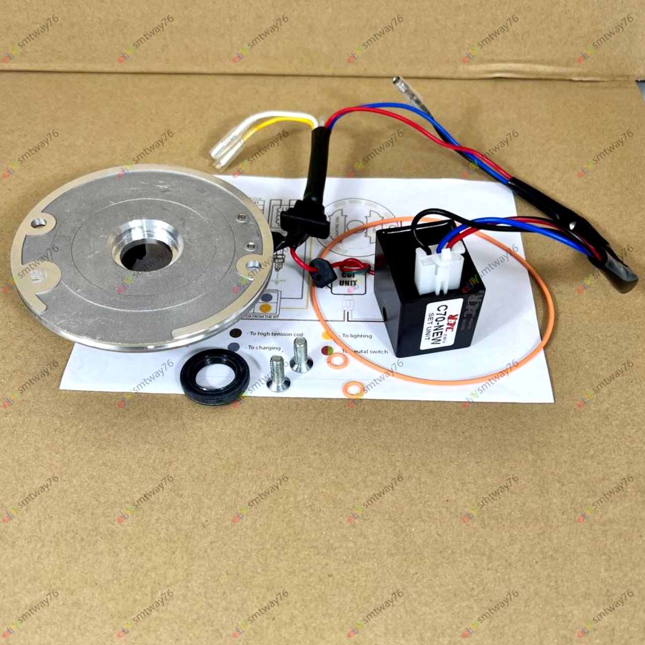 Honda Complete Set CDI Set for ATC70 CT70 CT70H Z50 SS50 Dax XL70 Conversion Kit