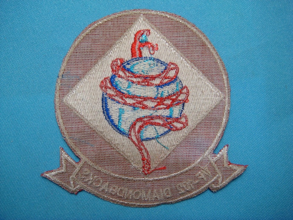 VIETNAM WAR PATCH, US NAVY ATTACK SQUADRON VF-102 DIAMONDBACKS