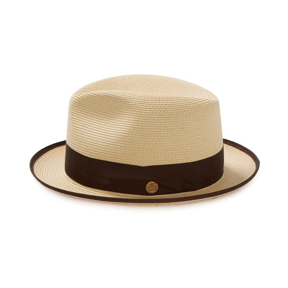 Stetson Latte Milan Straw Hat