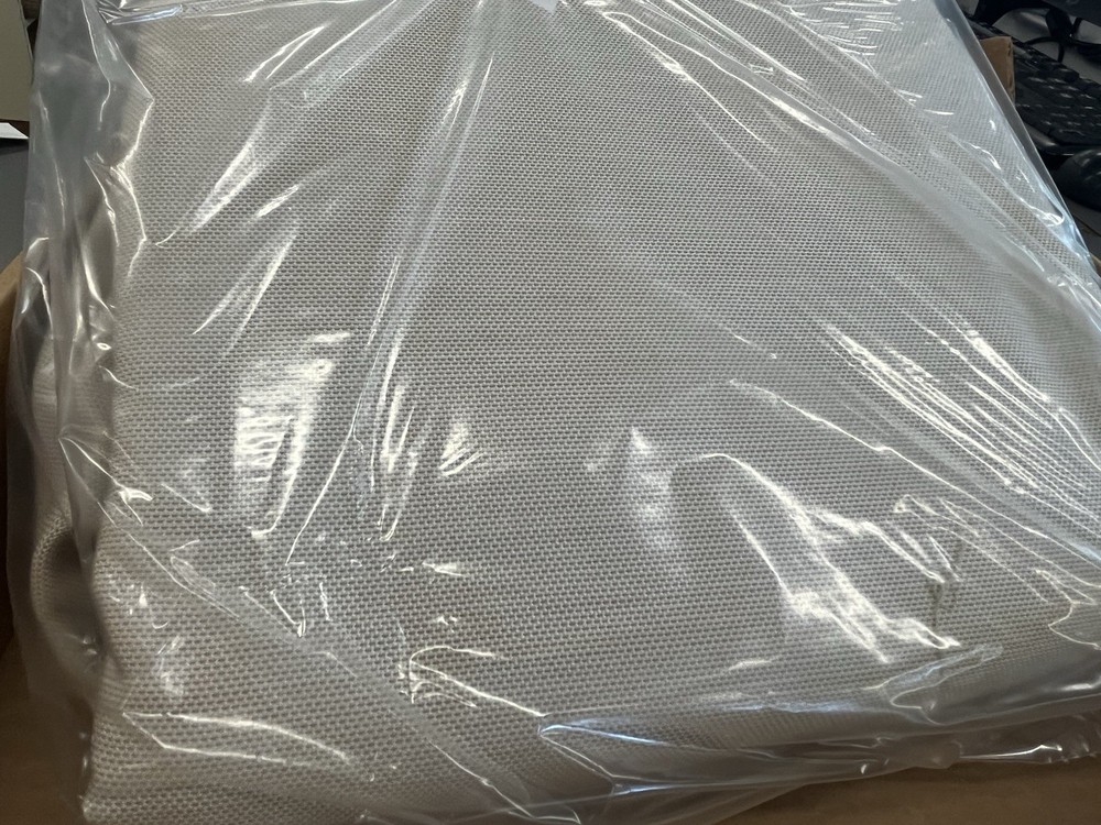 Pottery Barn replacement umbrella canopy rectangular linen sand sunbrella in box