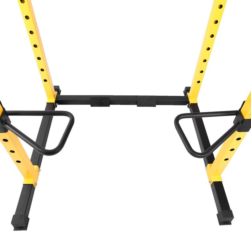 Adjustable Power Cage 1000lb Capacity Multi Function Rack W/ Lat Pull Down New