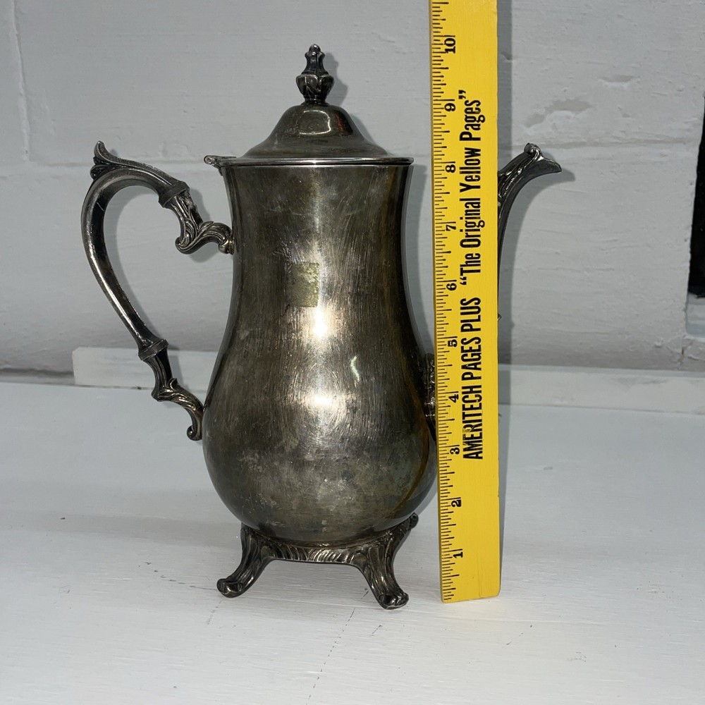 Leonard Silver Plated Coffee/Tea Pot