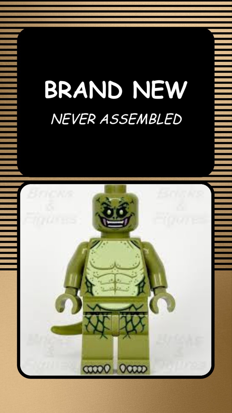 LEGO Lizard sh938 from Spiderman vs Sandman Set Exclusive Minifigure LIZARD ONLY