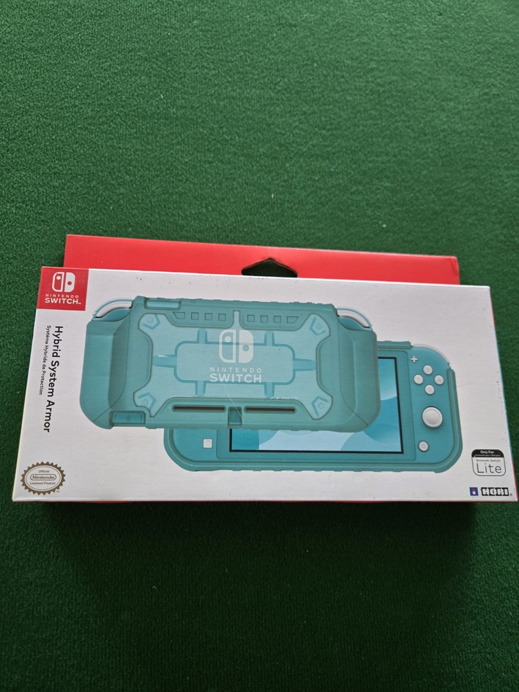 HYBRID SYSTEM ARMOR  FOR NINTENDO SWITCH CLEAR & GRAY TURQUOISE