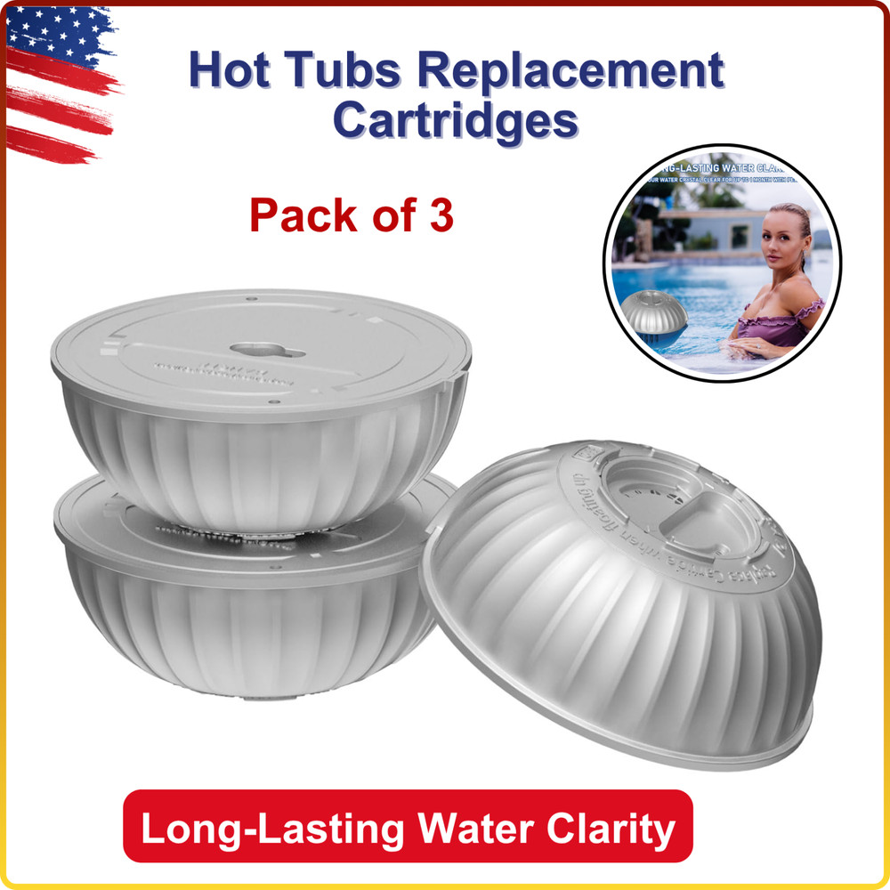 Hot Tubs Replacement Cartridges Compatible With Frog Ease Floating System 3 Pack