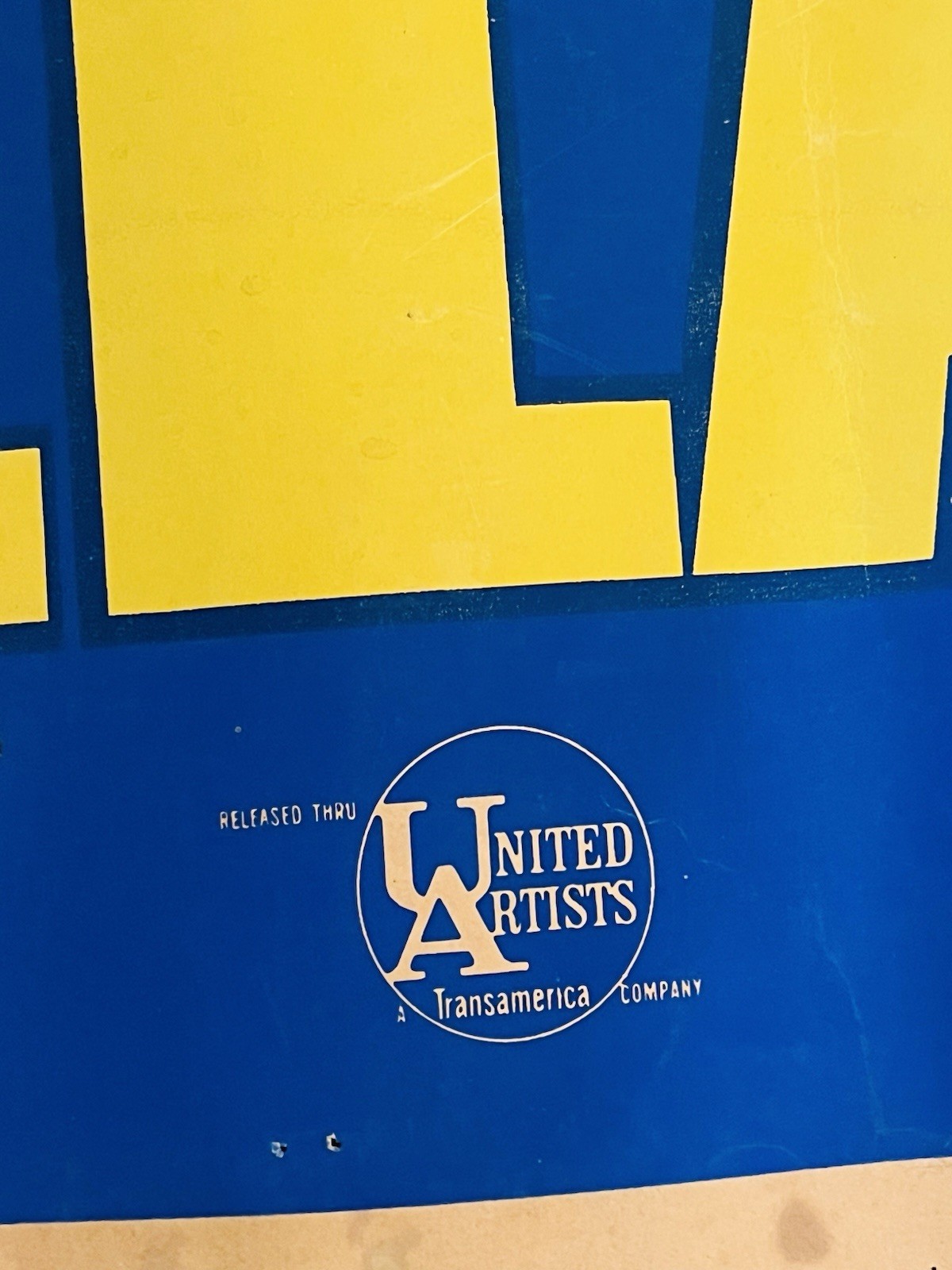 1967 Clambake One Of A Kind 83x24 UA Promotional Ad Poster Elvis Presley