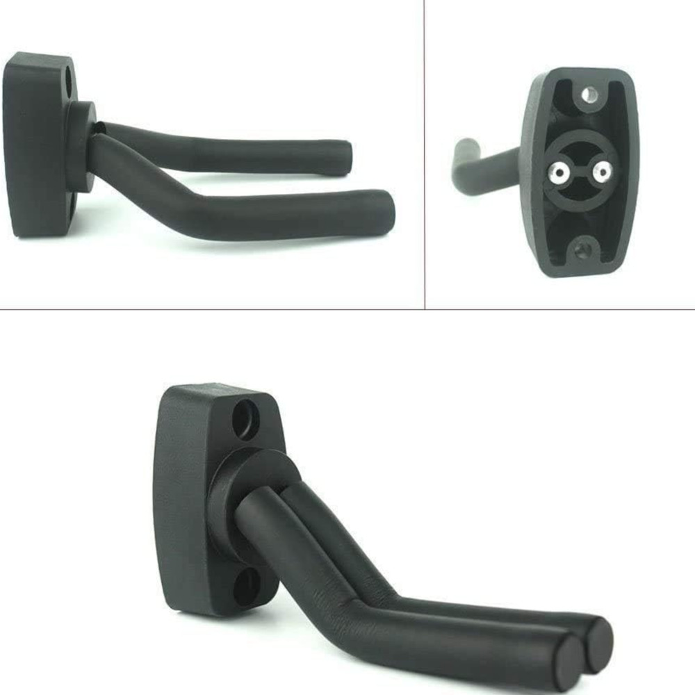 2 PACK Guitar Wall Hanger Stands Wall Mount Violin Hook Keep Holder Display Rack