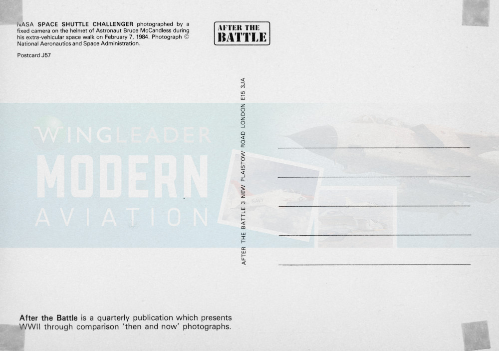 Space Shuttle Challenger - NASA - Original Post Card