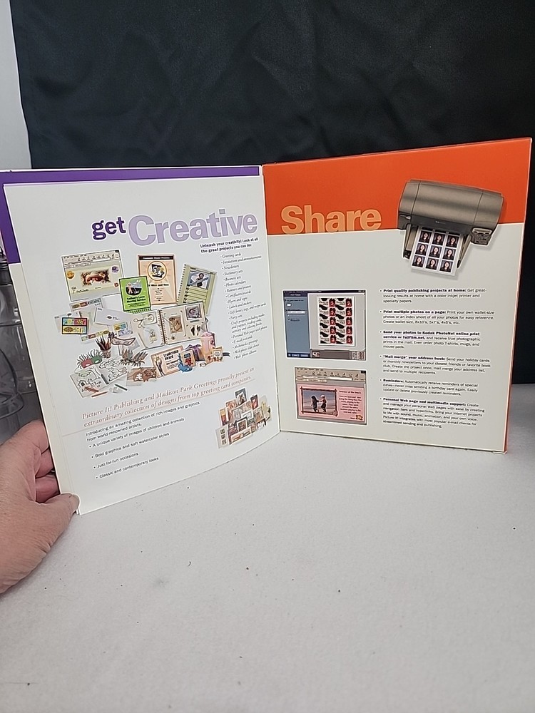 Microsoft Picture It! Publishing Gold Edition v. 2001 PC Sealed! Priority