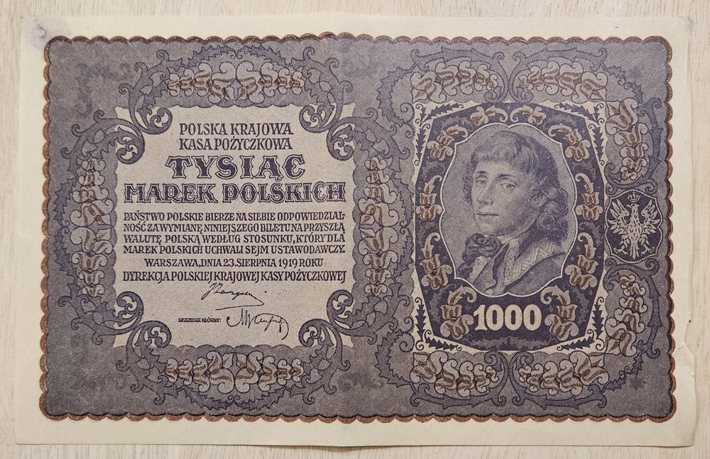 1919 Poland - 1000 Marek- PICK-29