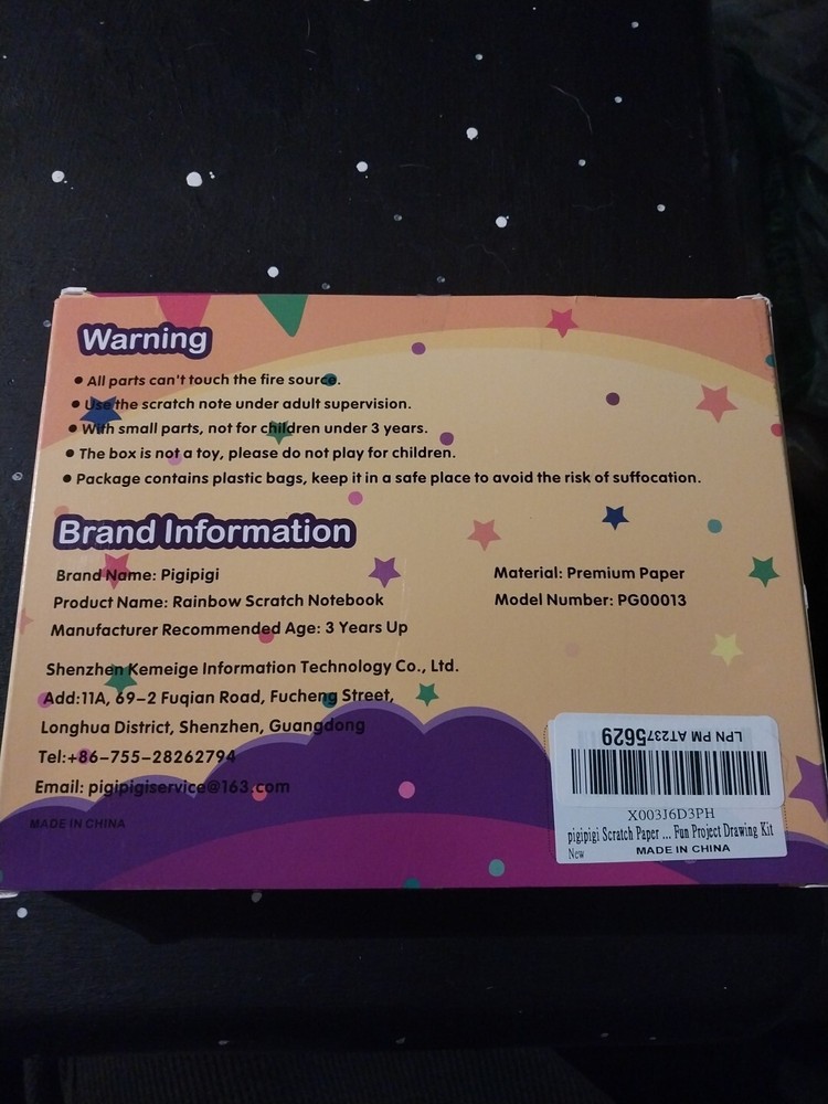 Pigipigi Rainbow Scratch Notebook
