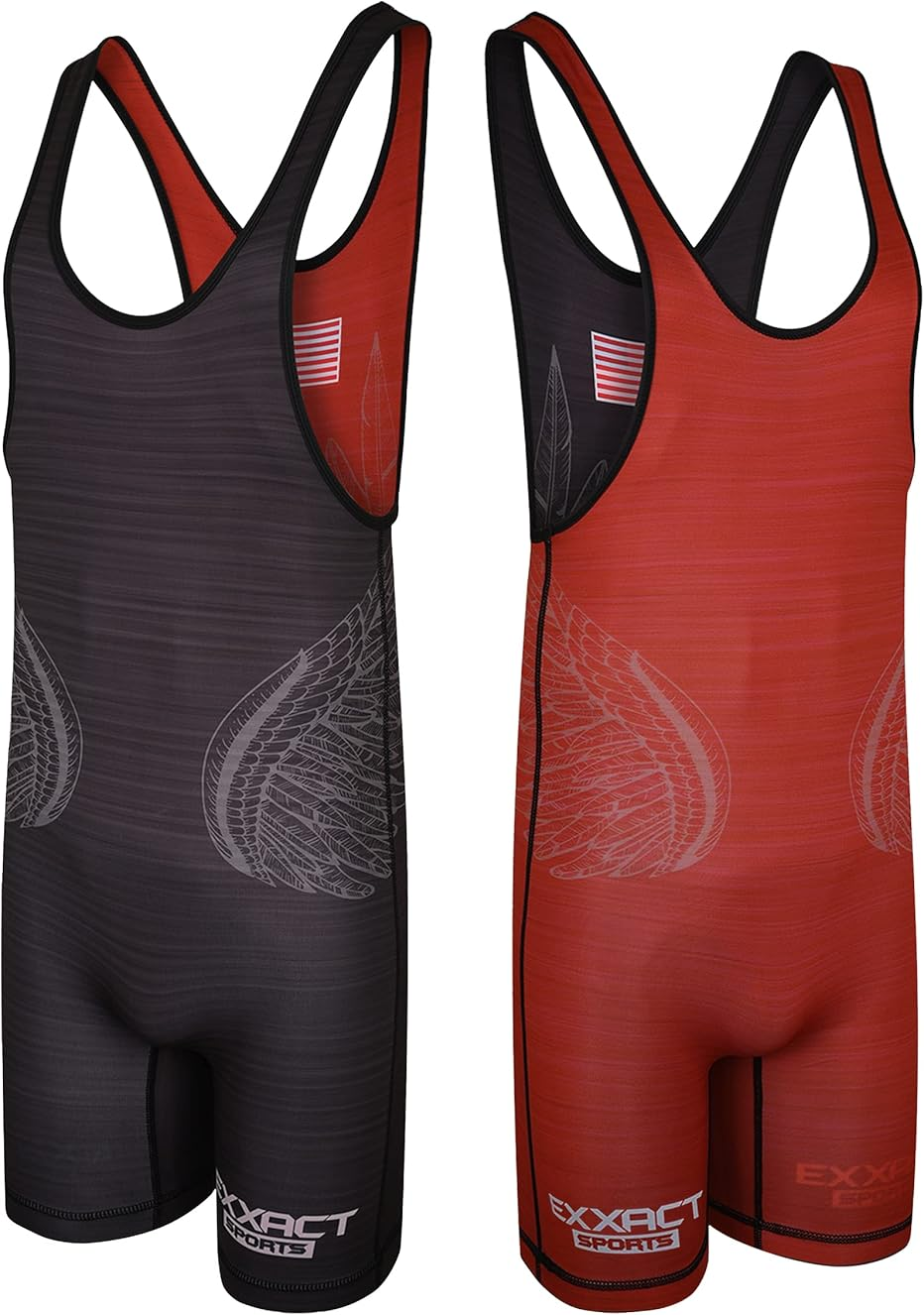 Exxact Sports Reversible Wrestling Singlet Single Ply - Adult Wrestling Singlet
