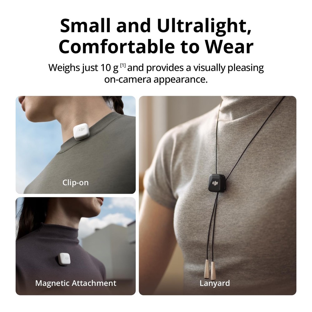 DJI Mic Mini Transmitter Infinity Black Wireless Compact Audio Solution