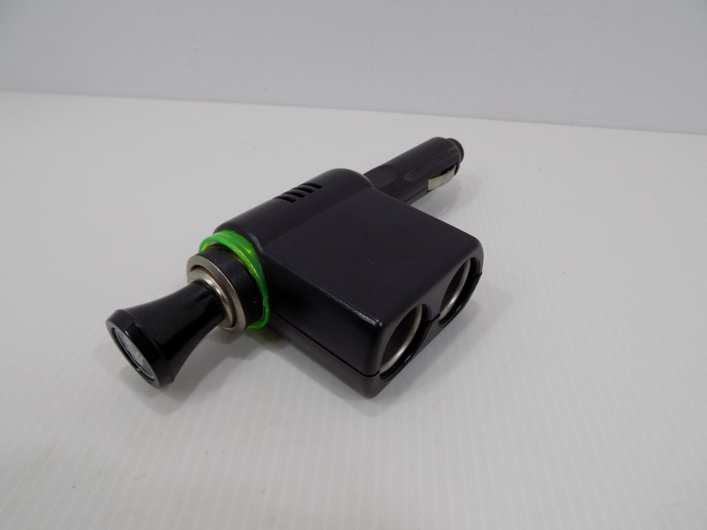 12V Charging Car Cigarette Lighter Socket Splitter with Working Lighter Plug