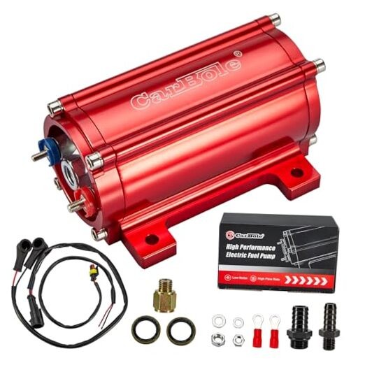 High Performance Fuel Pump 300LPH Flow Rate External Inline 80 GPH, 10 PSI