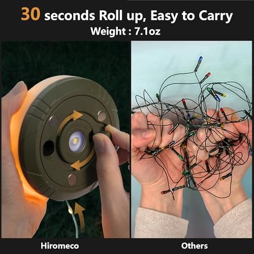 Camping Lights String Christmas: Outdoor String Light with 32.8ft (USB, 1-Pack)