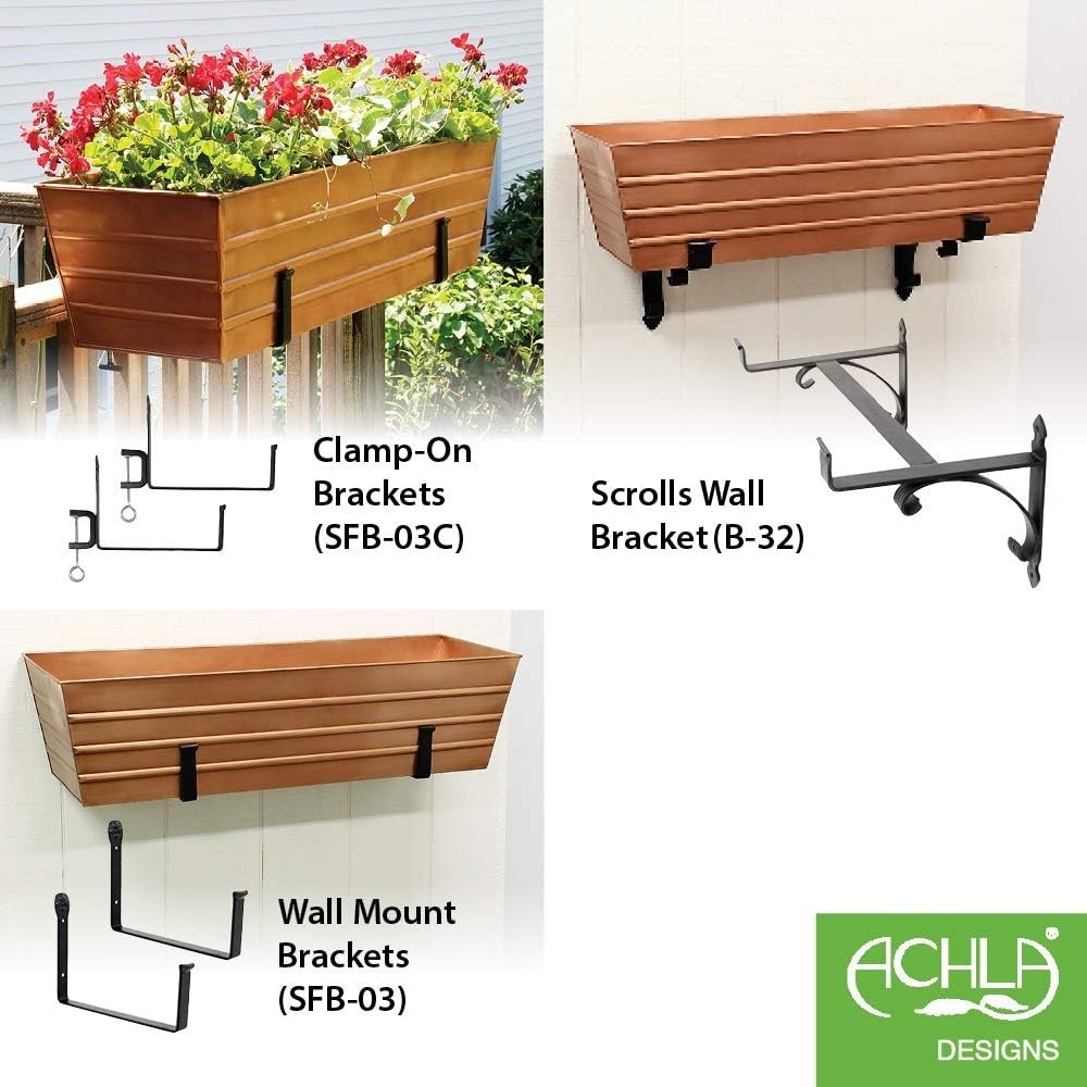 NEW Window Flower Box Planter Large Copper