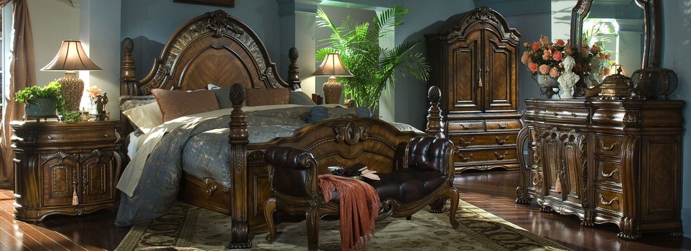 AICO by Michael Amini 5PC Oppulente queen size bedroom set