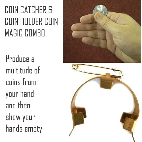 COIN CATCHER & HOLDER COMBO - COIN MAGIC