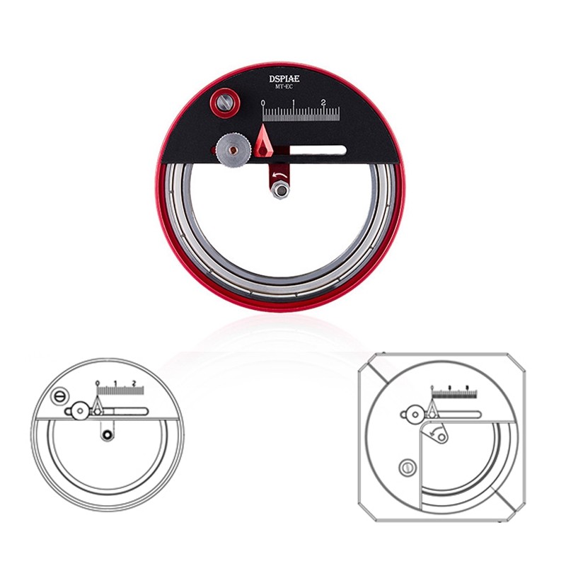 DSPIAE Stepless Adjustment Circular Cutter Craft Tools Circle Cutting Hobby Tool