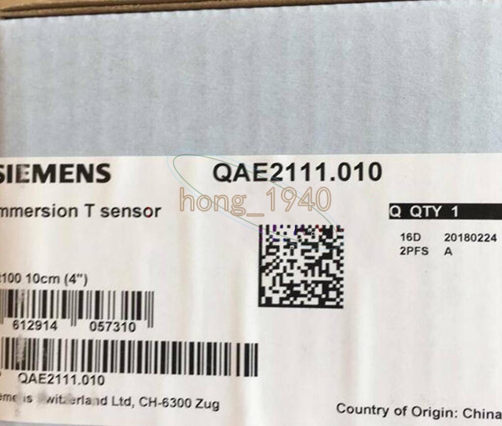 1PCS SIEMENS QAE2111.010 Immersion Temperature Sensor NEW