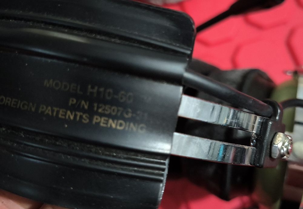 David-Clark H10-60 Aviation Headset with Microphone - Pre-owned (untested)