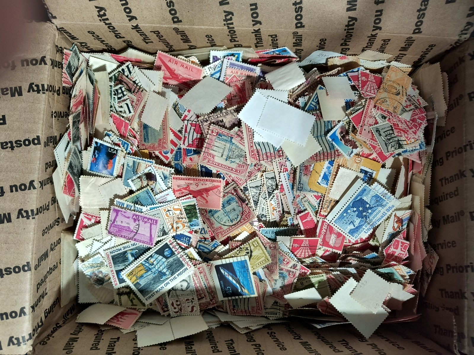 120 USA Older & Newer Air Mail Usa Used Stamps off Paper - Pick Lot