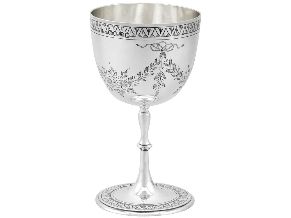 Antique Victorian Sterling Silver Goblet (1867)