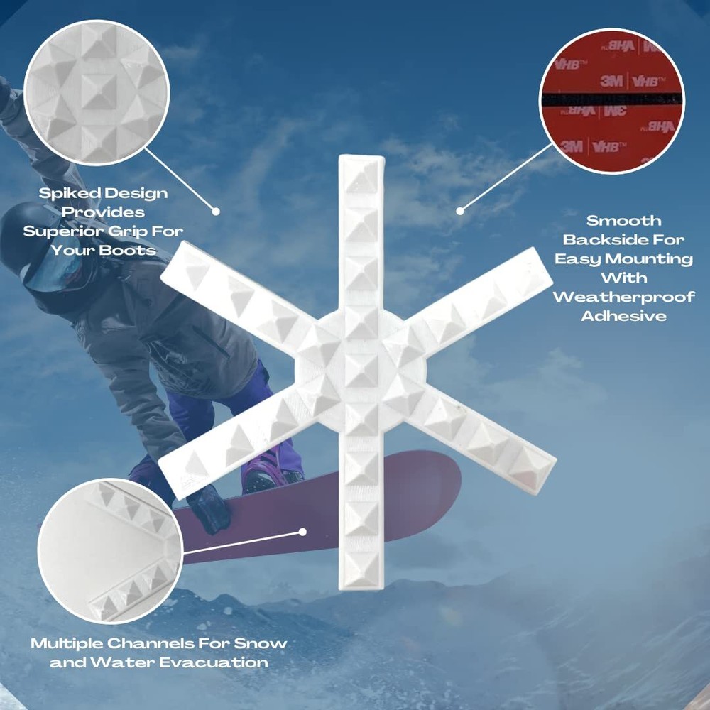 Snowboard Stomp Pad - Low Profile Spike Pattern - Specialized Stomp Pad