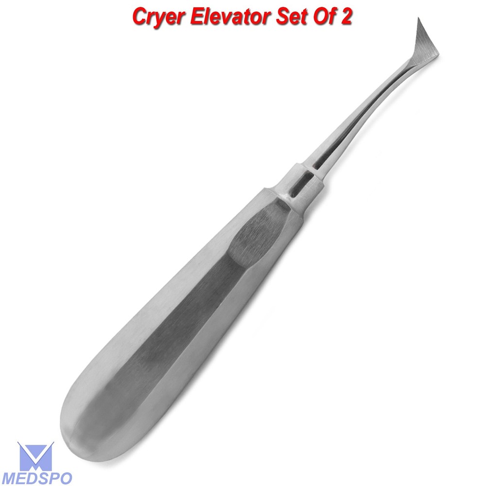 Surgical Left & Right Cryer Elevators Teeth Extraction Oral Surgery Instruments