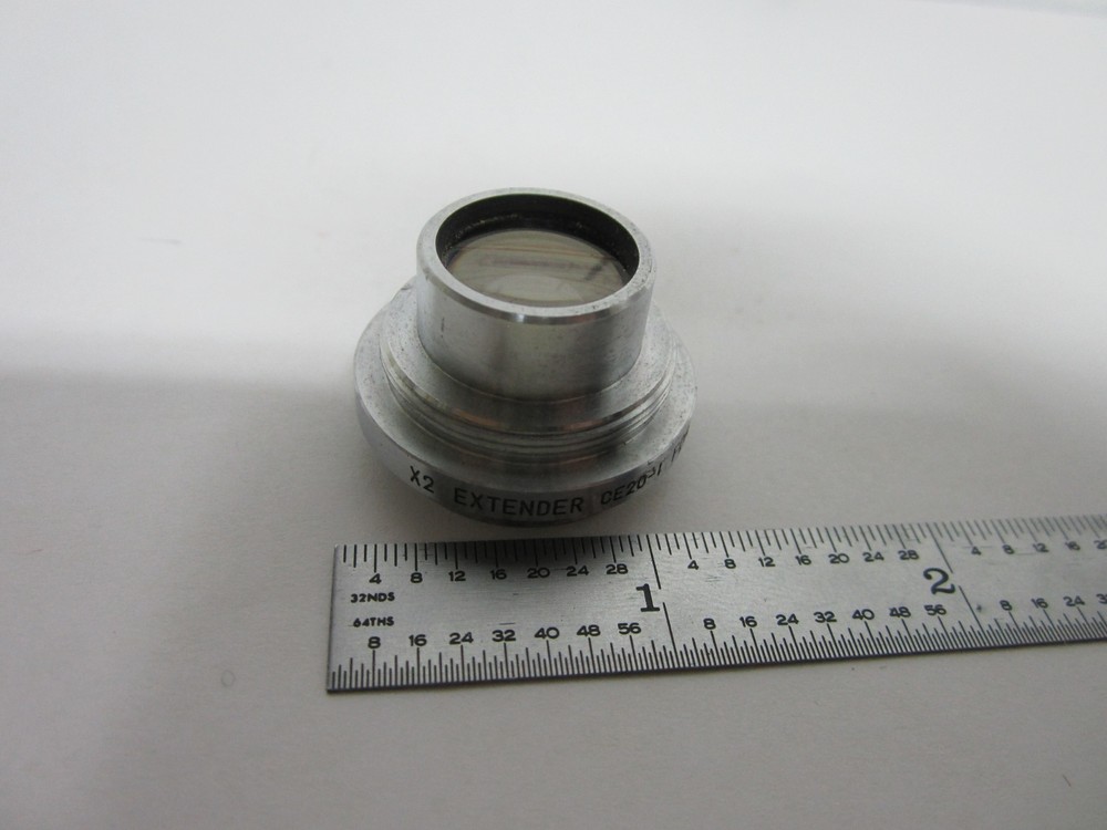 MICROSCOPE PART FUJINON 2X EXTENDER FOR VIDOE CAMERA OPTICS BIN#D2-P-37